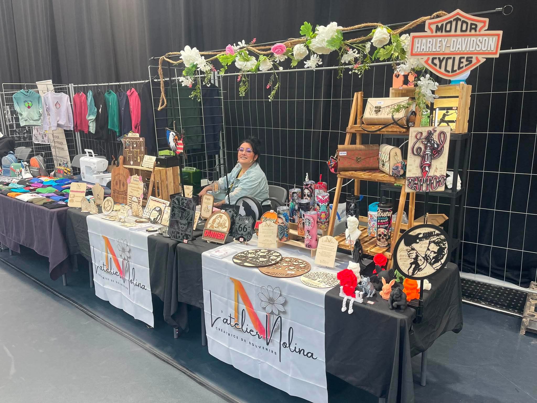 Stand L'Atelier Nolina à la Convention Tatouage de Verquin 2026