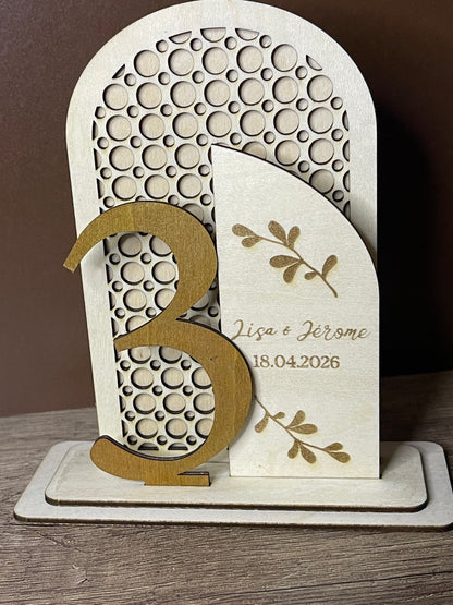Numéro de table "Garden"