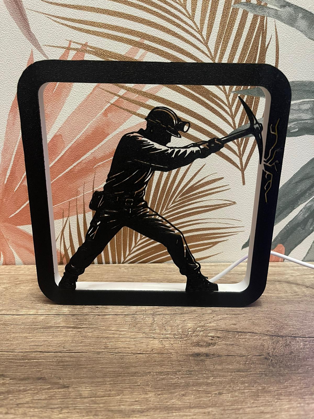 Lampe Décorative LED Personnalisée – Impression 3D & Variateur Tactile