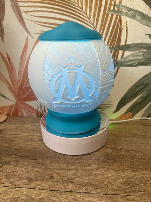 Lampe décorative OM – Impression 3D | Vélodrome & Saintes-Maries-de-la-Mer