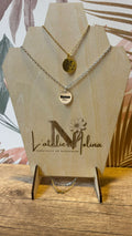 Collier Personnalisable Acier Inoxydable – Médaillon Gravé 25mm