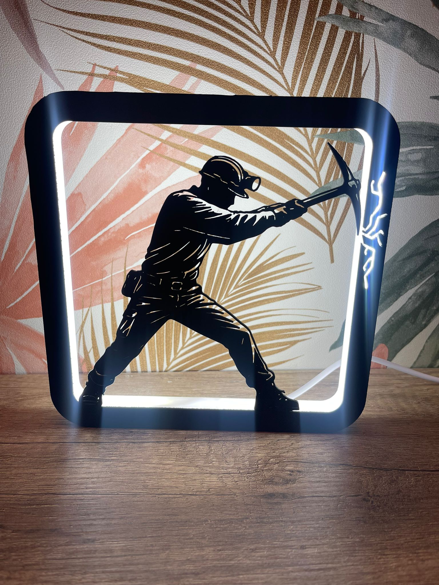 Lampe Décorative LED Personnalisée – Impression 3D & Variateur Tactile